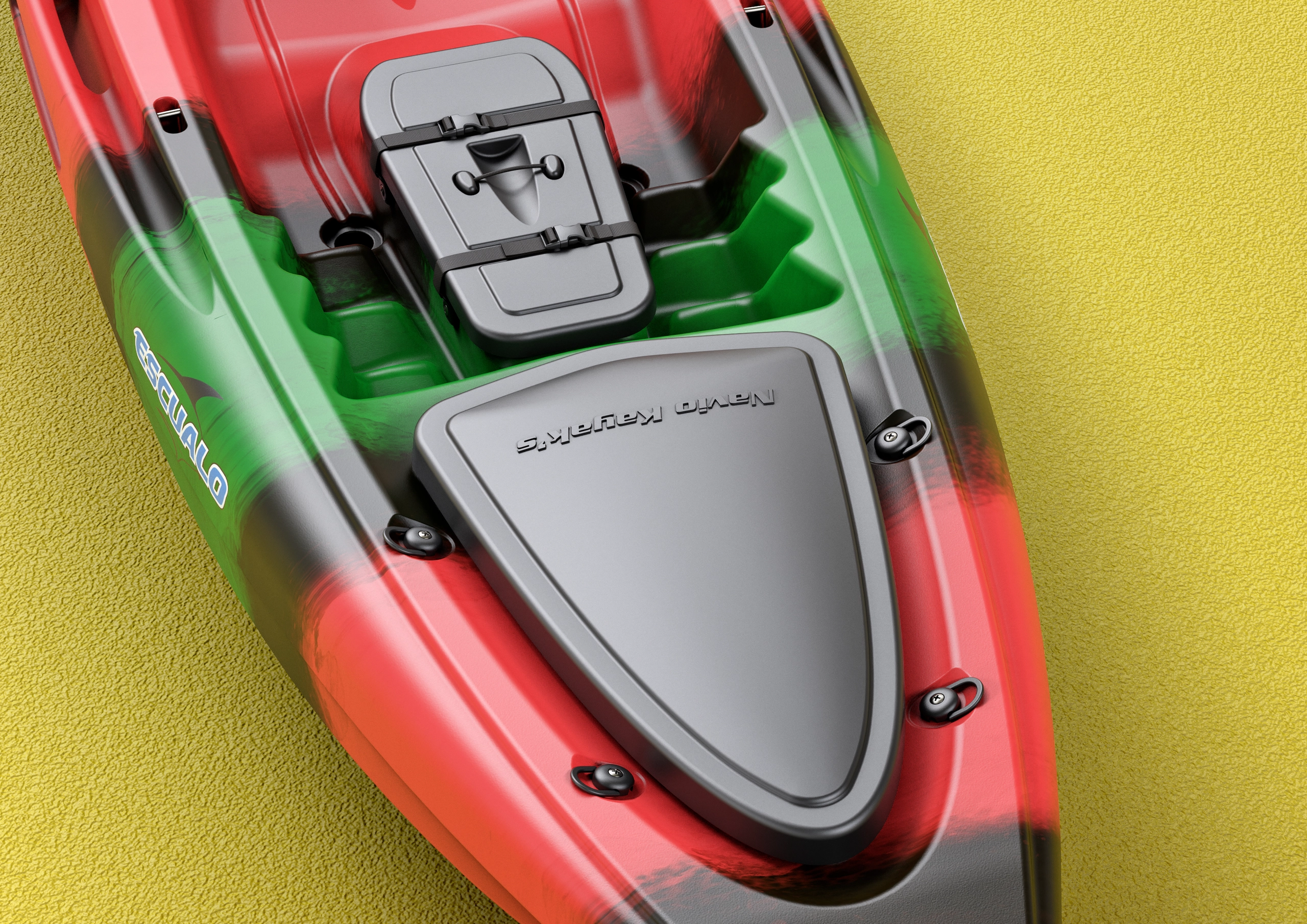 Kayak hatches.