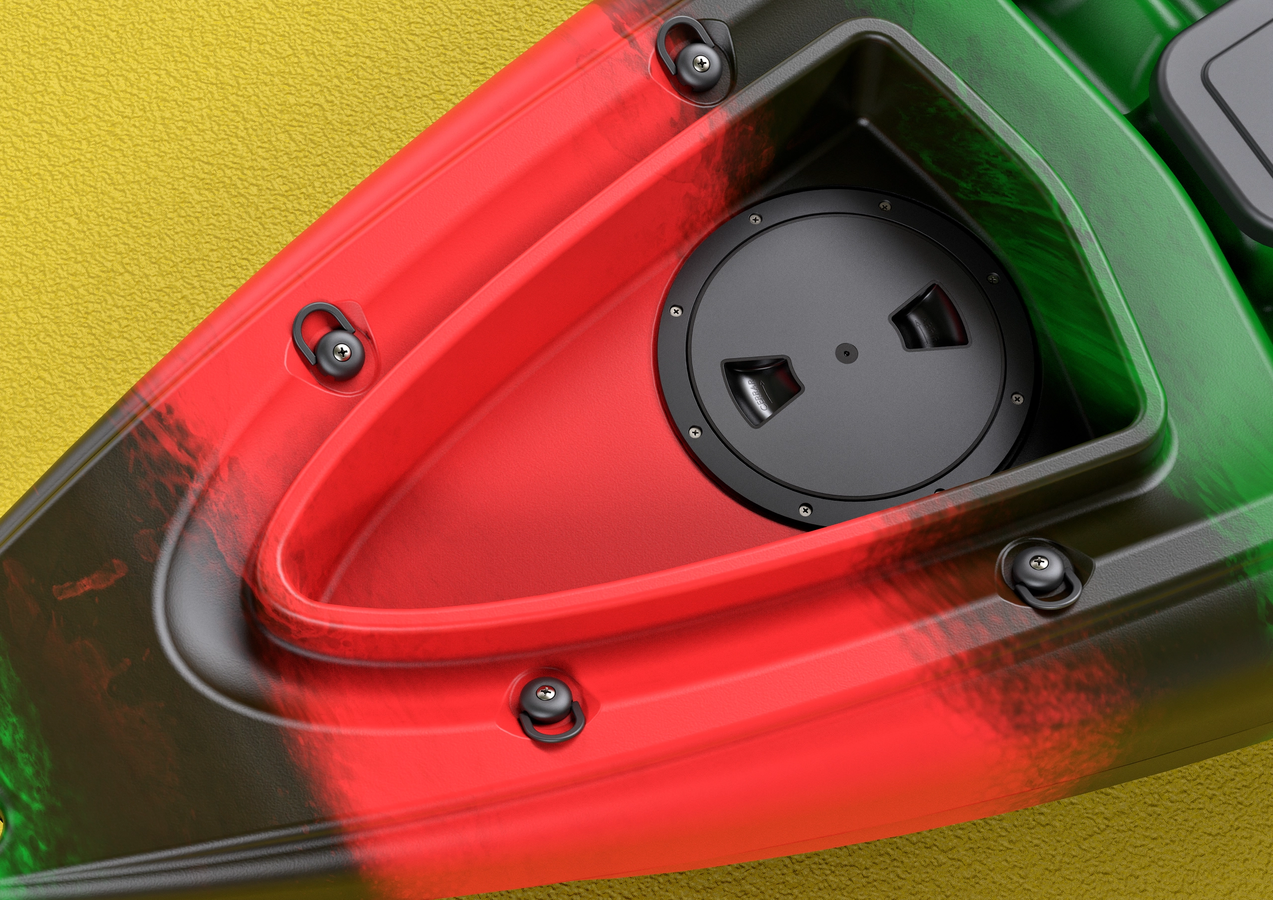 Kayak hatches.