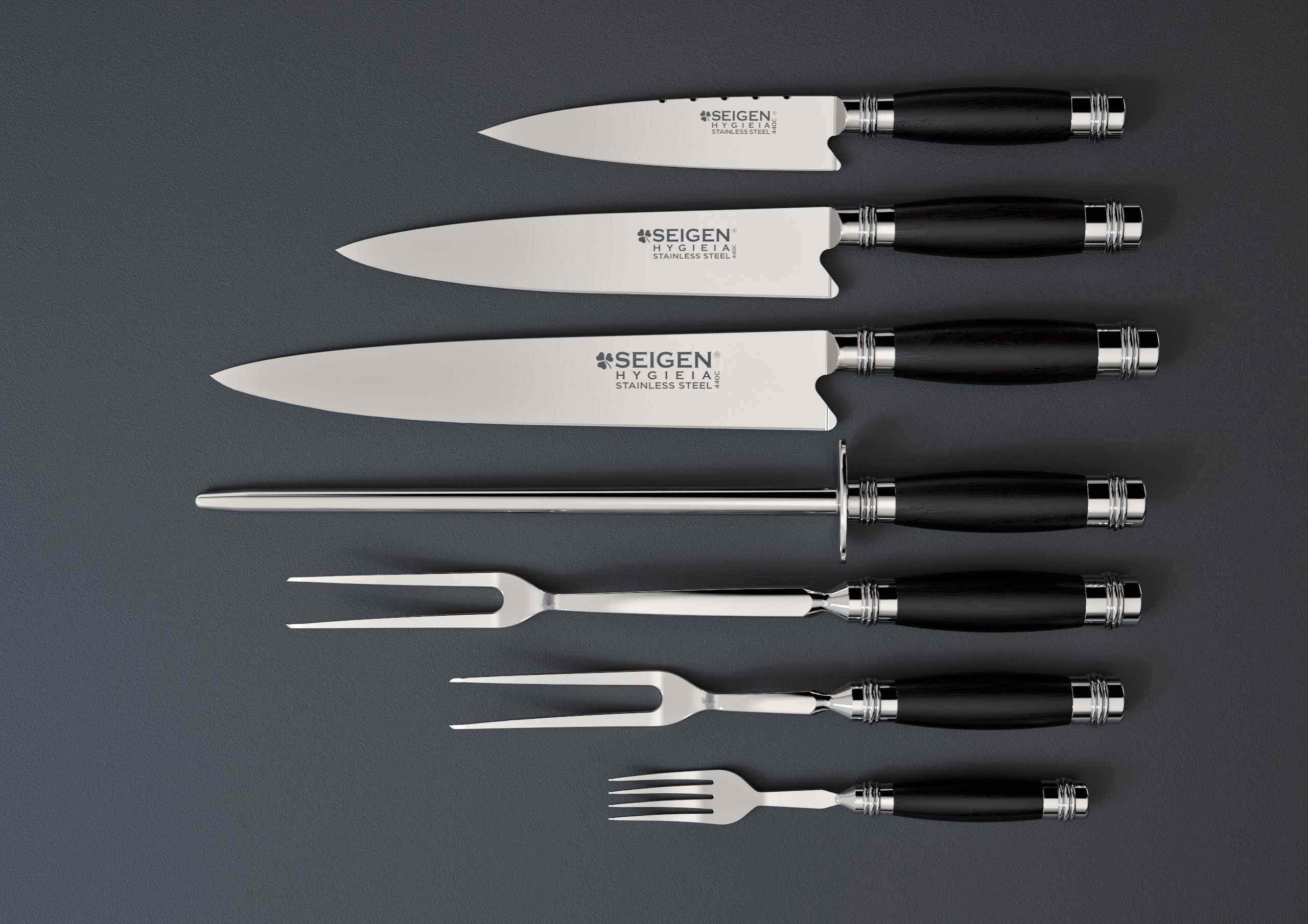 Cutlery set for the barbecue.