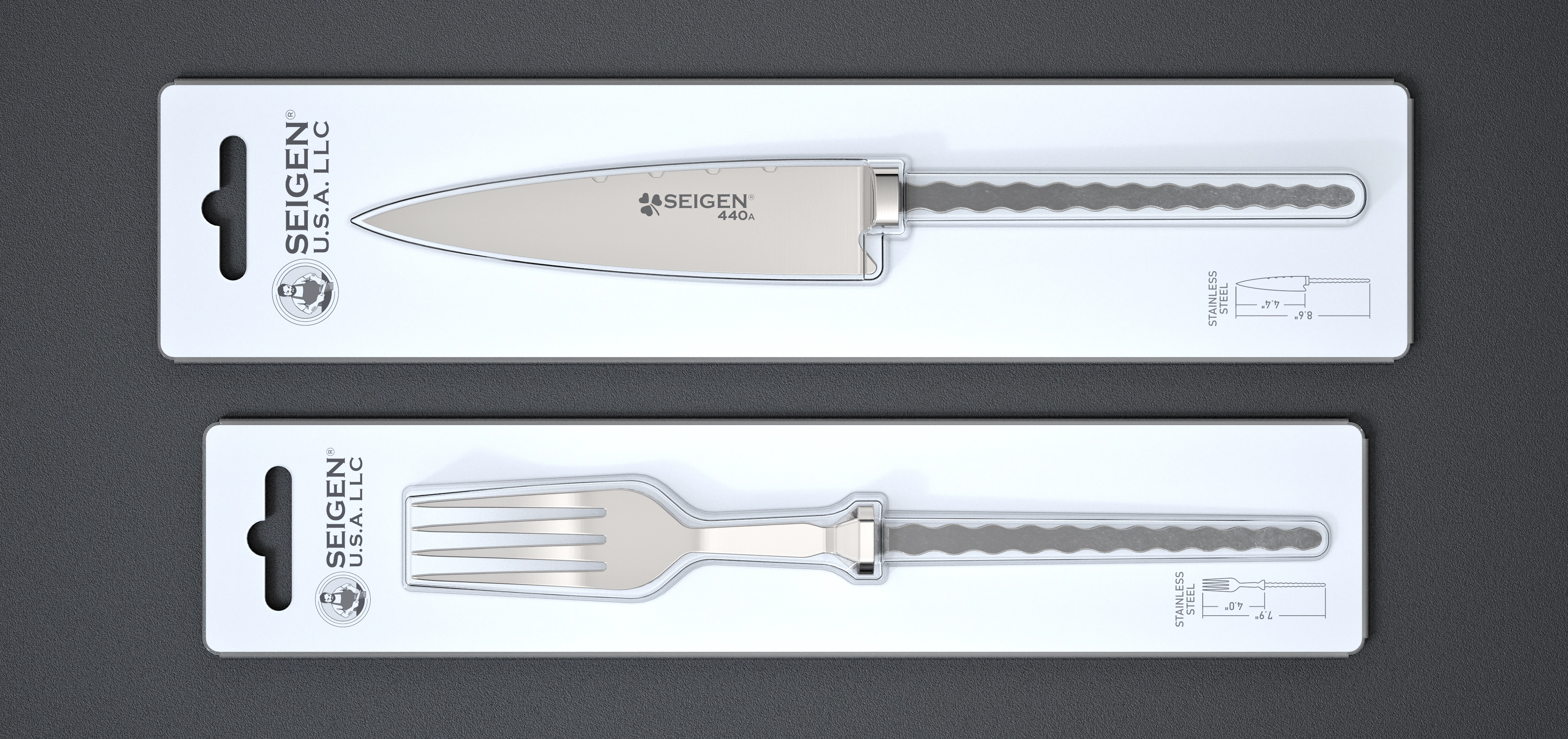 Dinner cutlery.