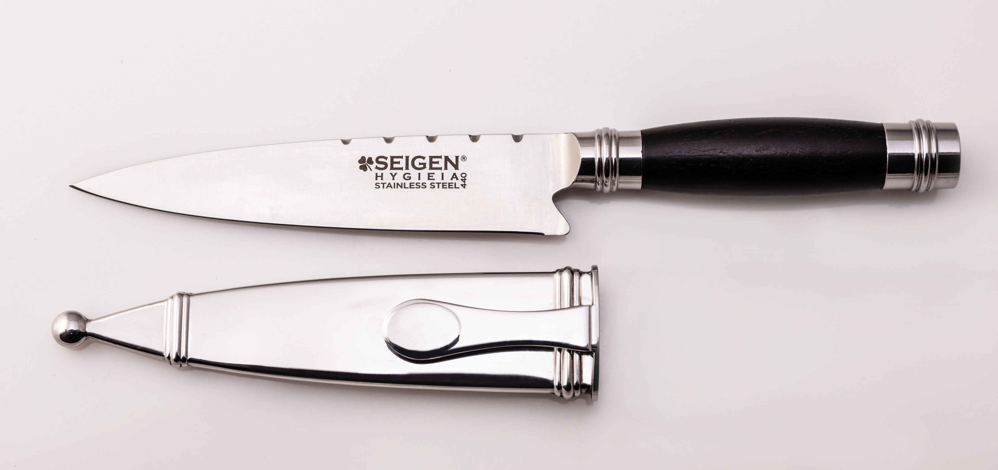 6-inch knife & sheat.